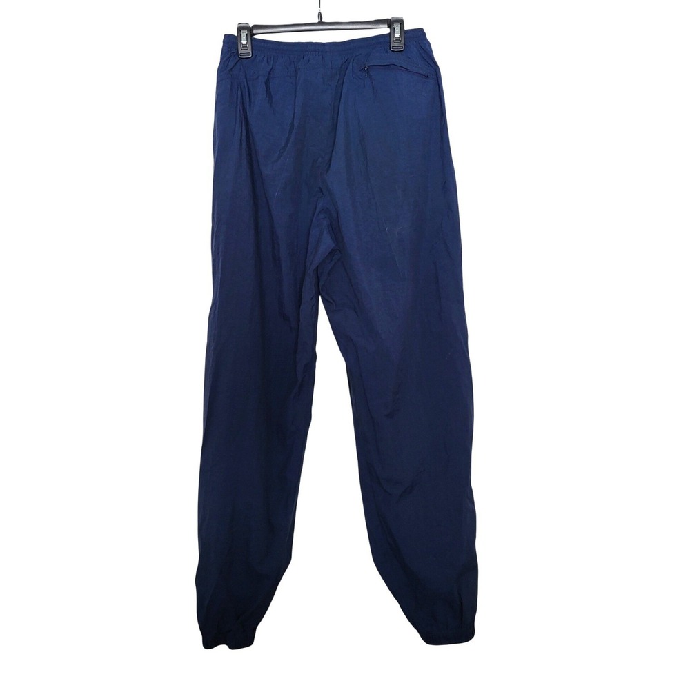 Vintage 90's Nike Nylon Track Pants Mens‎ XL Windpants Navy Blue Jogger Y2K